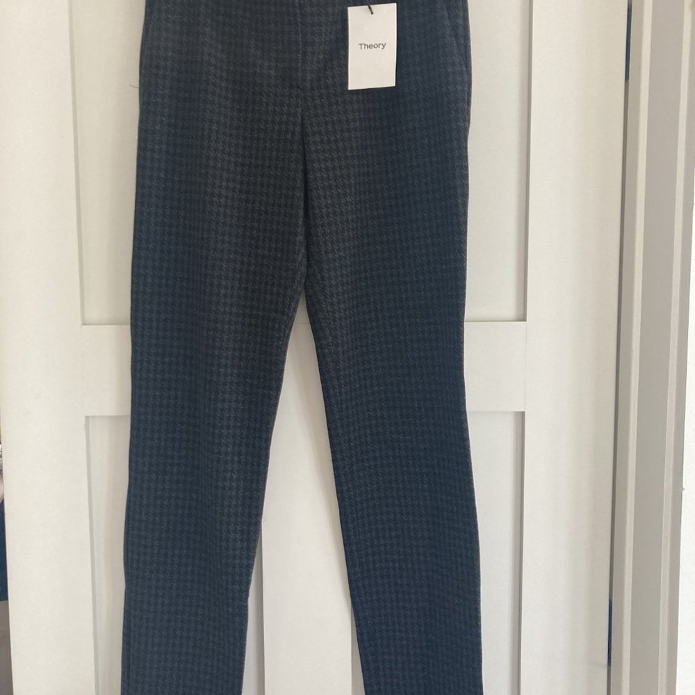 Theory Tailored Houndstooth pants sz 4